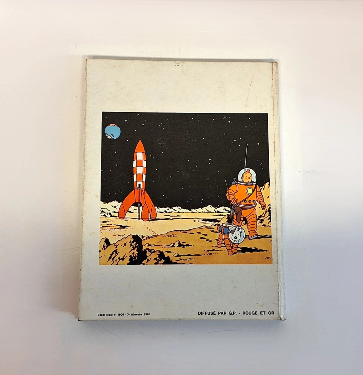 Stripboek Tintin - On a marché sur la lune, Frans - foto 2