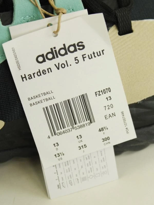 Adidas Harden Vol. 5 Futurenatural Basketball Sneakers maat 48 (new) - foto 5