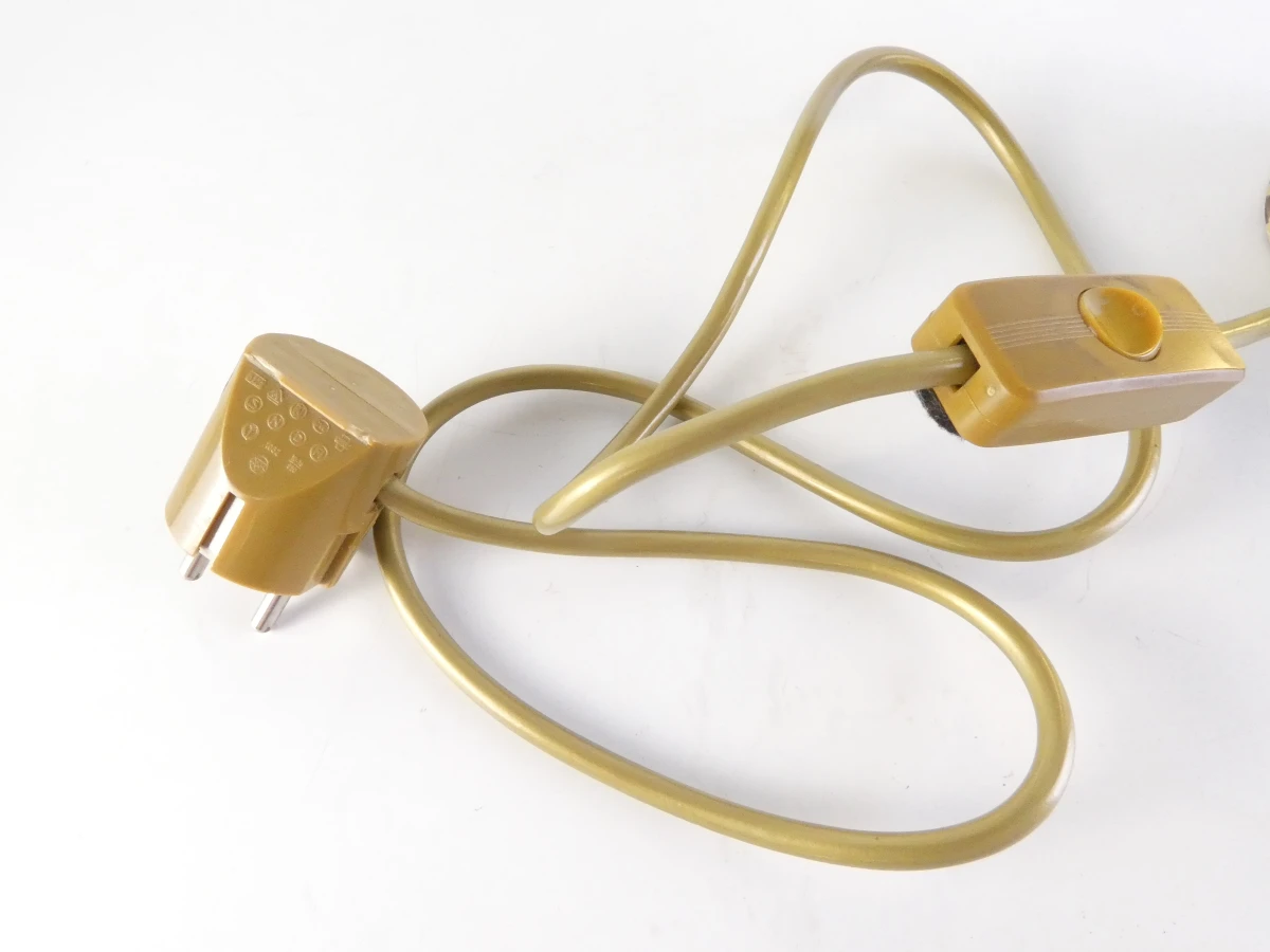 Gouden tafellamp met groene kap - foto 10