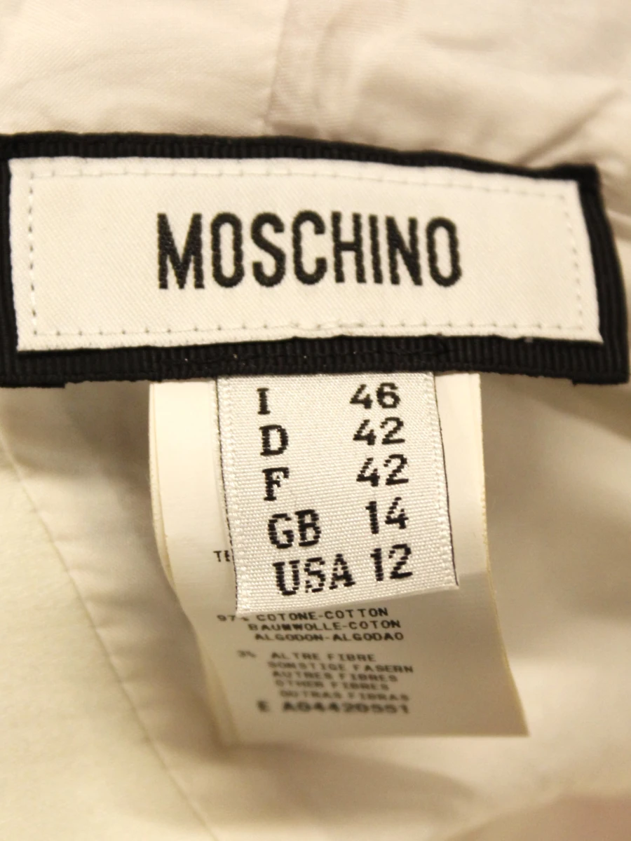 Moschino katoenen bloemenjurk met open rug maat 42 - foto 10