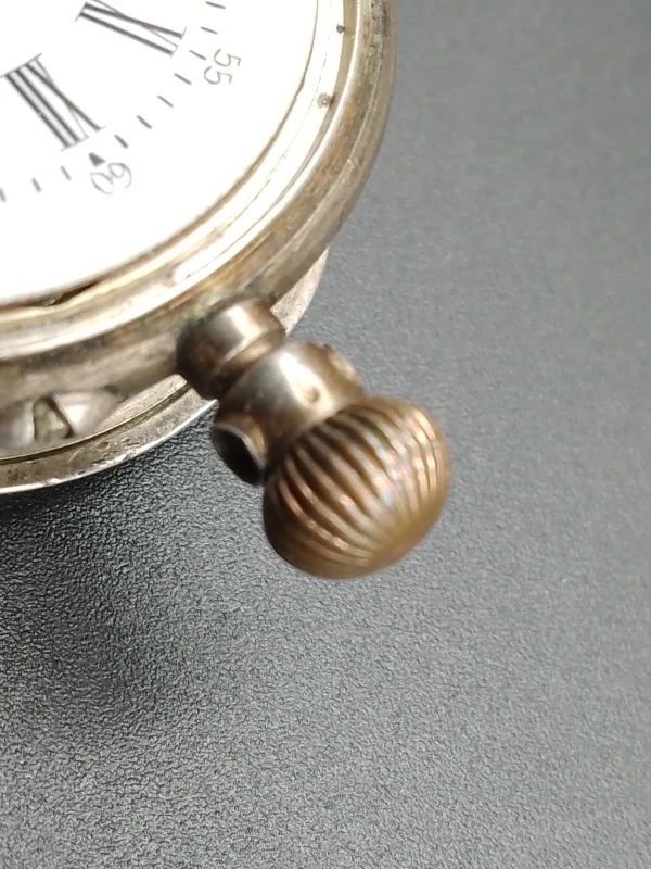 Vintage zakhorloge – Remontoir Cylindre 8 Rubis (800 zilver) - foto 19