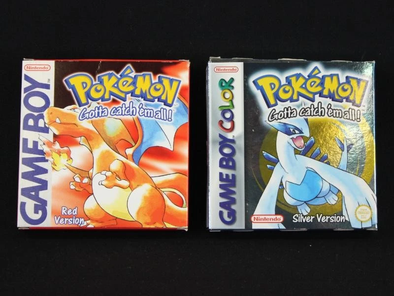 Pokémon lot met VHS-films en Game Boy spellen (Red & Silver) - foto 2