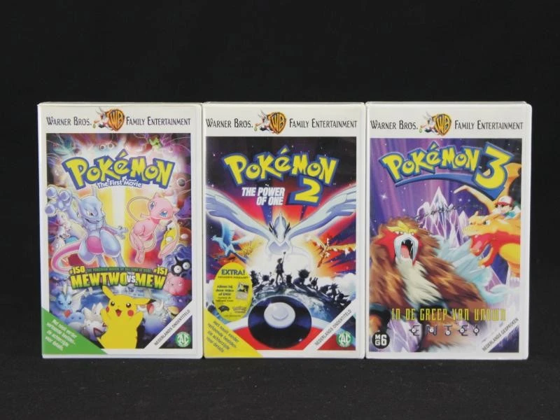Pokémon lot met VHS-films en Game Boy spellen (Red & Silver) - foto 3