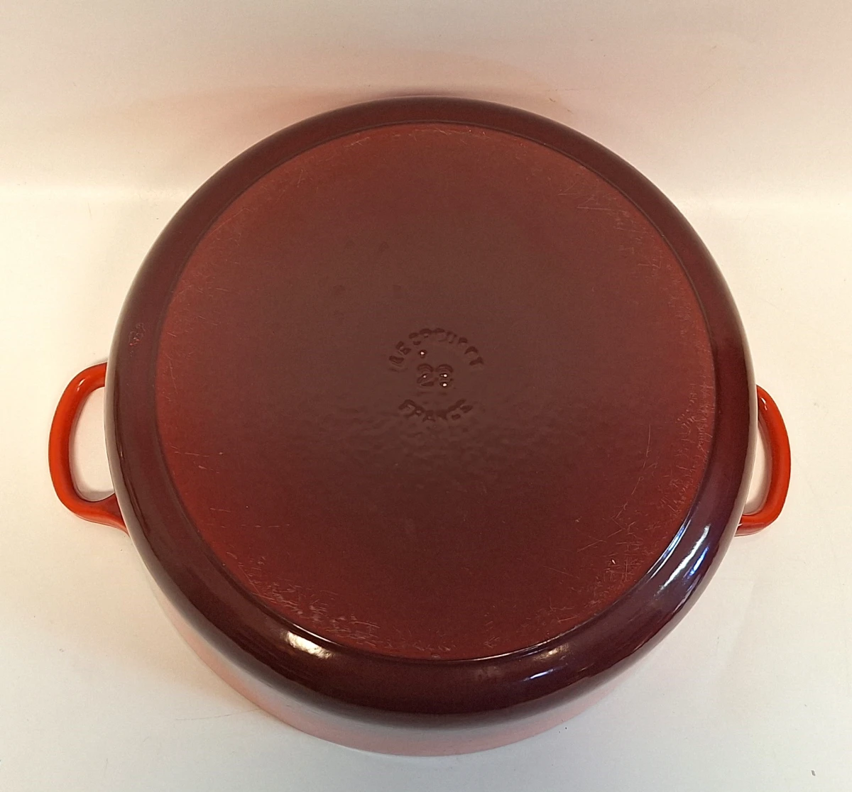Rode Le Creuset braadpan gietijzer 28 cm - foto 13