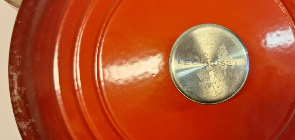 Rode Le Creuset braadpan gietijzer 28 cm - foto 4