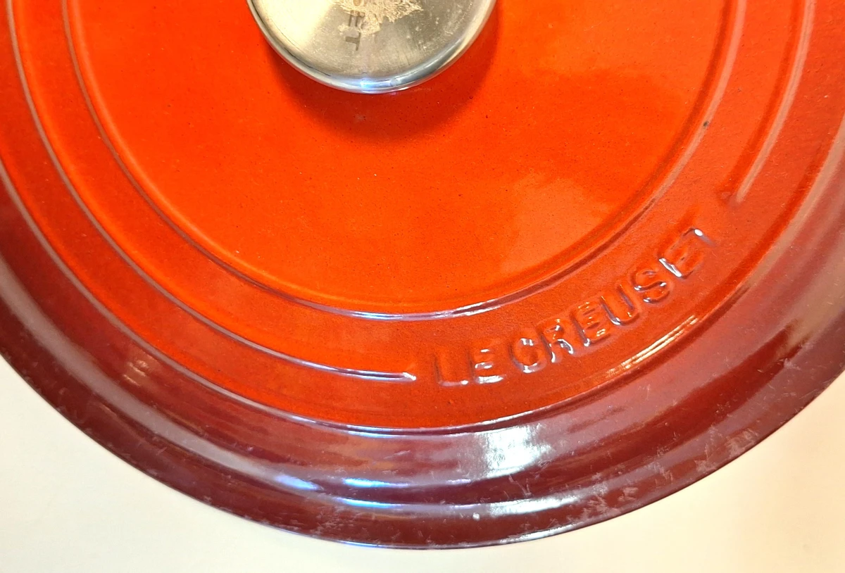 Rode Le Creuset braadpan gietijzer 28 cm - foto 5