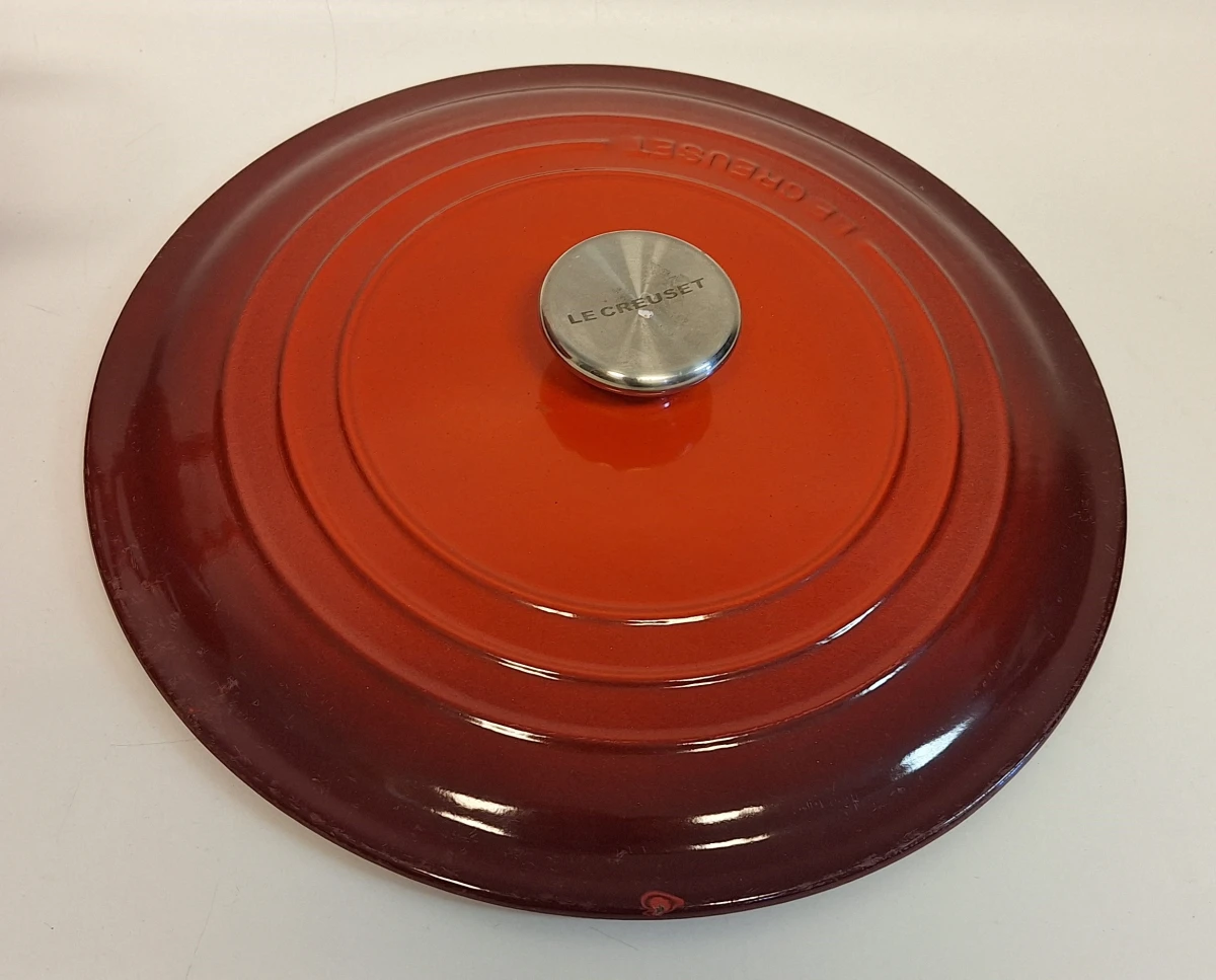 Rode Le Creuset braadpan gietijzer 28 cm - foto 8