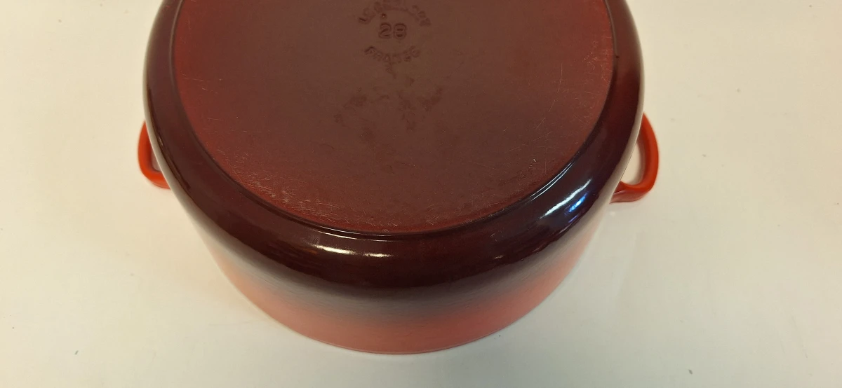 Rode Le Creuset braadpan gietijzer 28 cm - foto 15