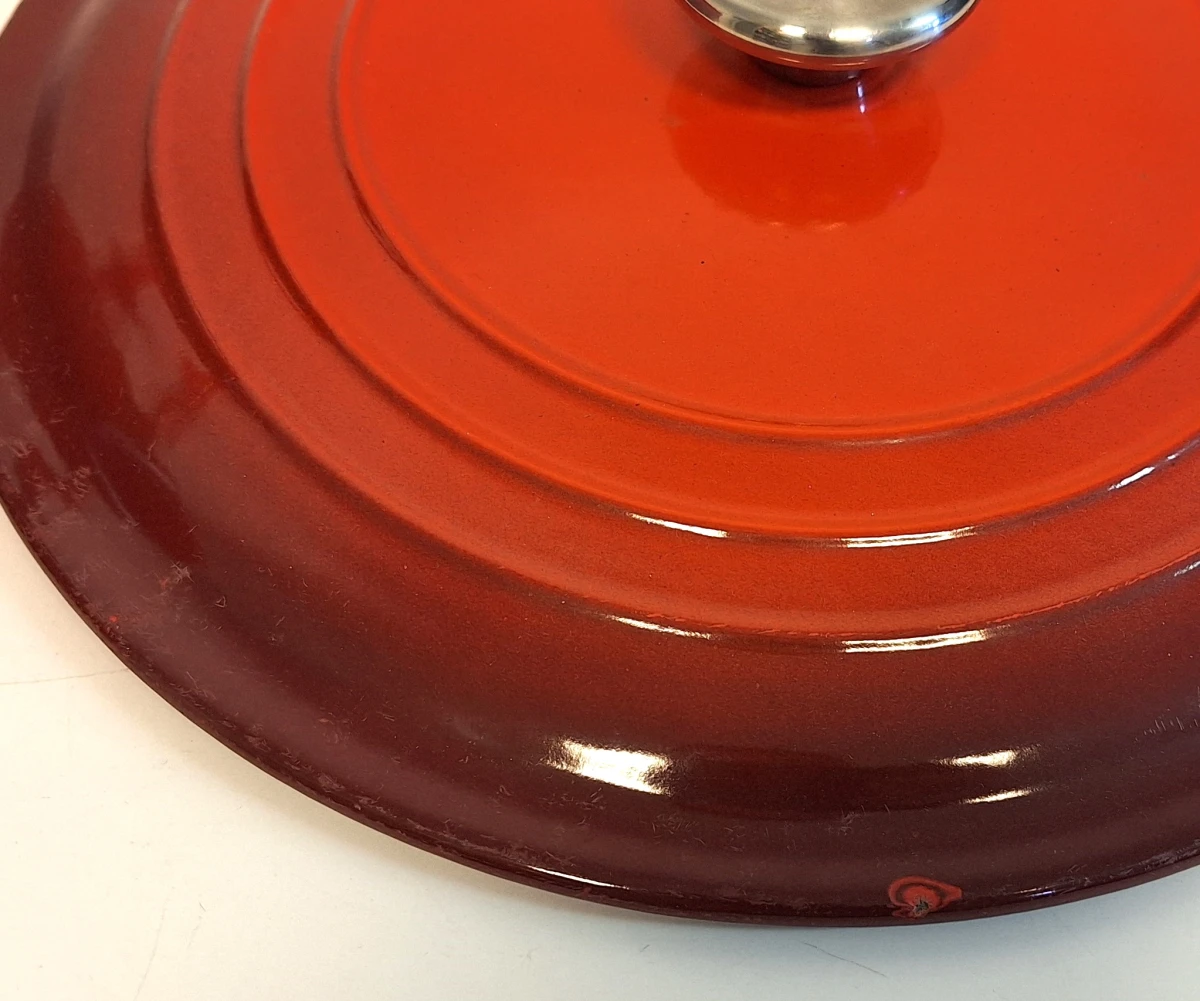 Rode Le Creuset braadpan gietijzer 28 cm - foto 9