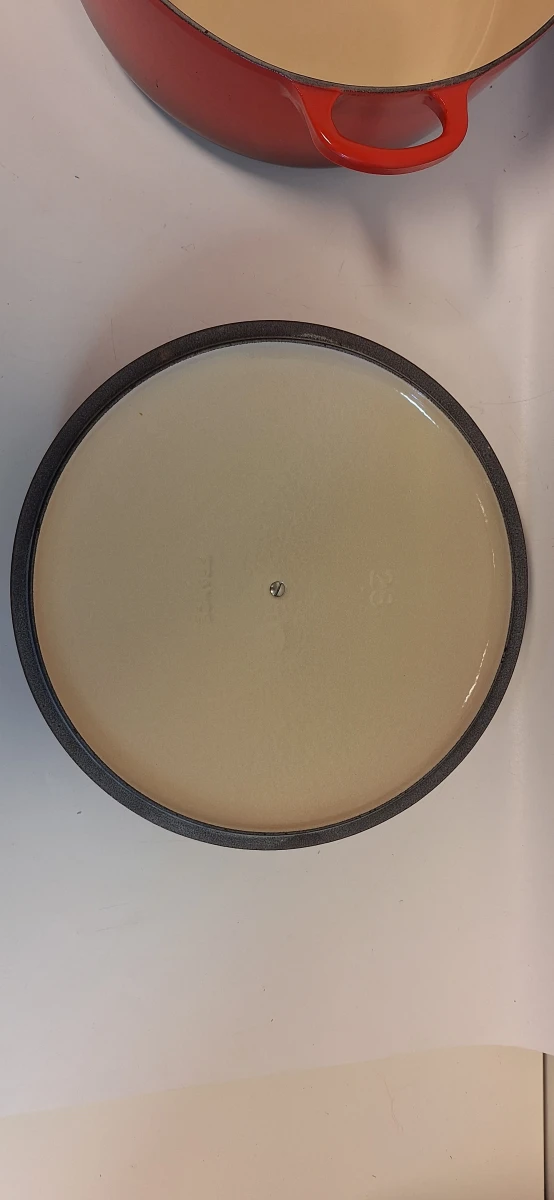 Rode Le Creuset braadpan gietijzer 28 cm - foto 6