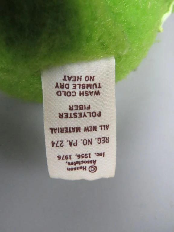 Vintage Kermit de Kikker knuffelpop Fisher Price