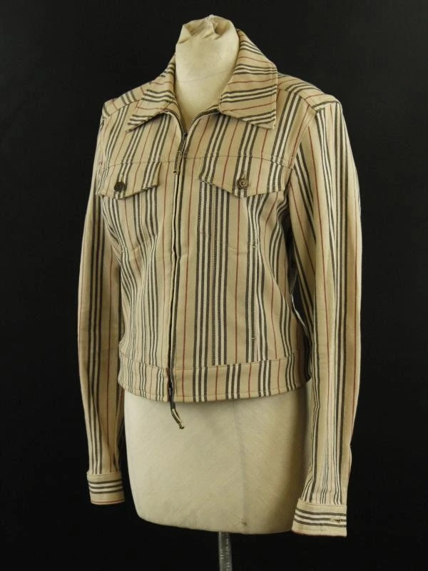 Burberry London - jeansjasje met Burberry patroon (gestreepte uitvoering) - foto 3