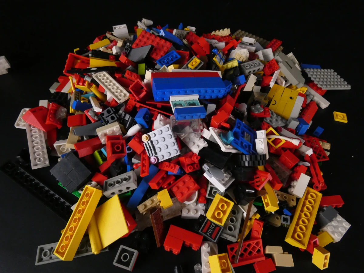 Vintage lot losse Lego bouwstenen - foto 6