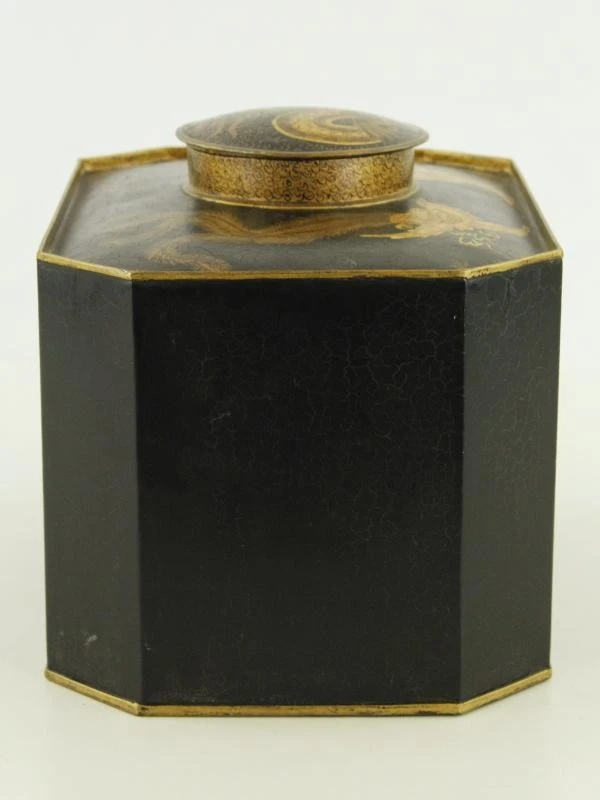 Grote chinoiserie theedoos 'Kyoto noire n°2' Mis en Demeure Paris - foto 15