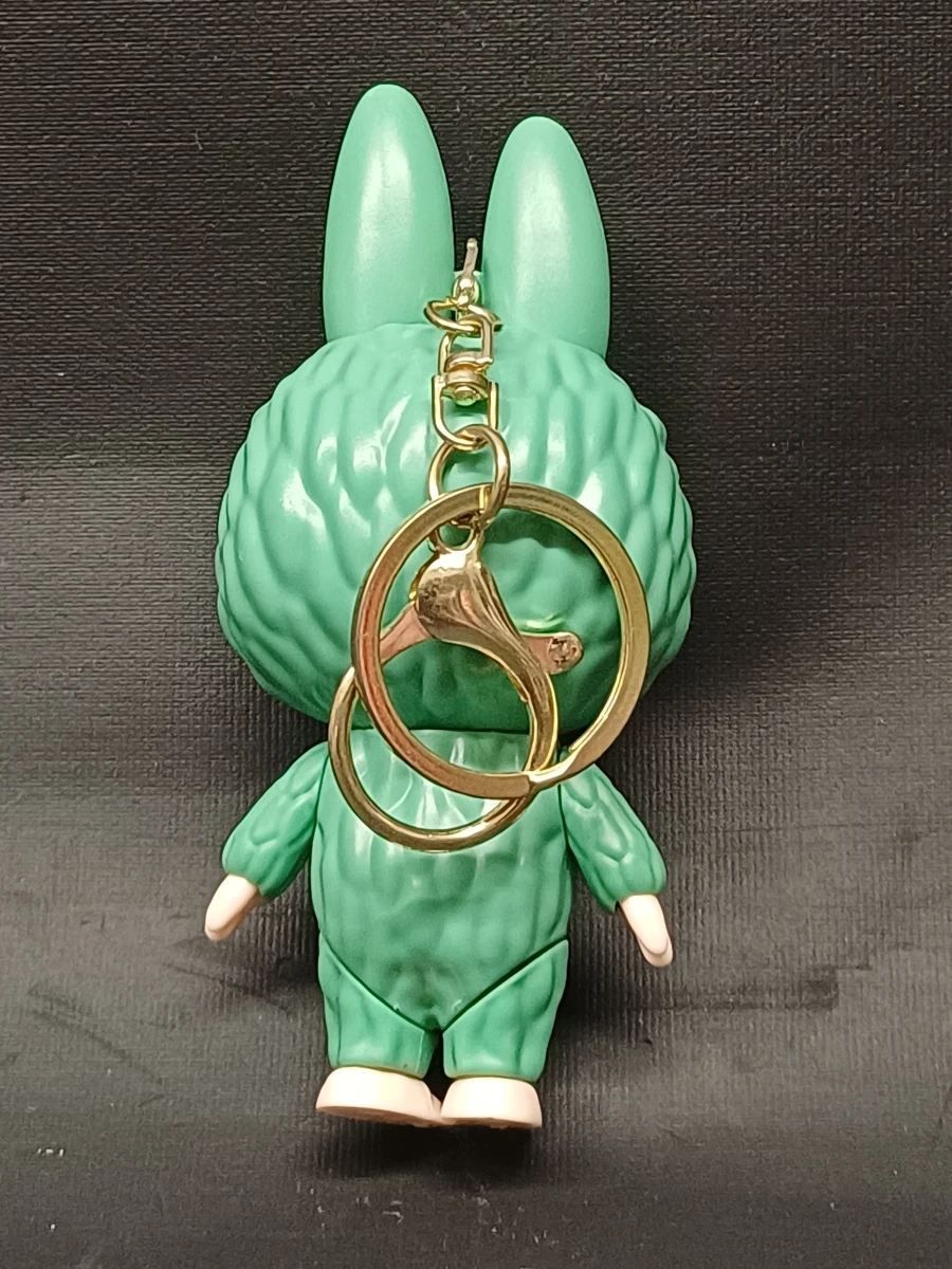 Groene konijn figuur sleutelhanger - foto 2