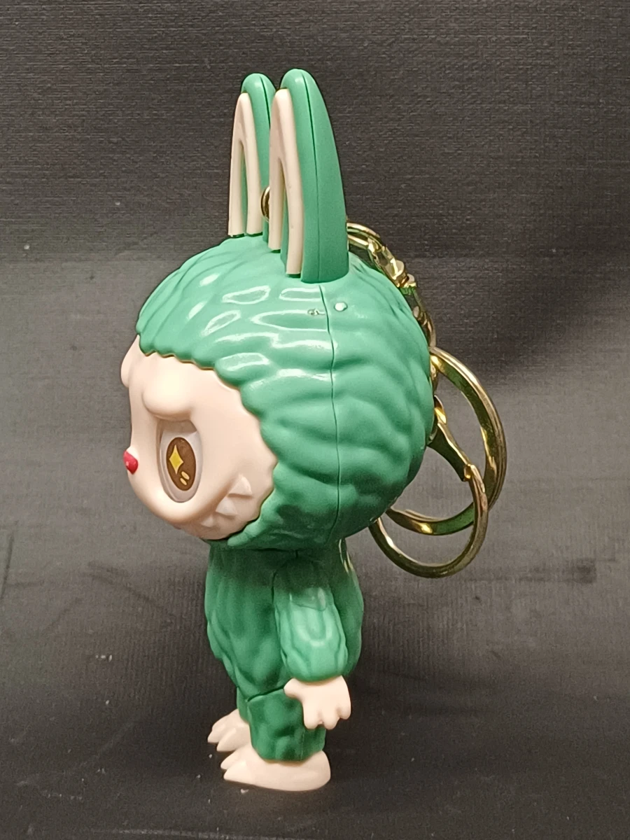Groene konijn figuur sleutelhanger - foto 3
