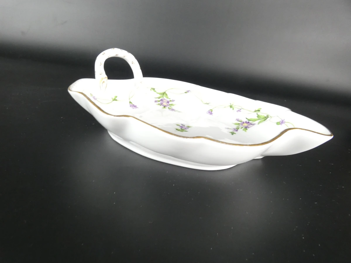 Set van 4 decoratieve porseleinen schaaltjes en doosjes - foto 4
