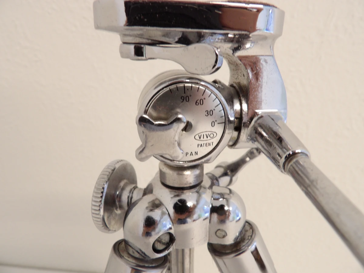 Vintage Vivo (Japan) metalen camerastatief - foto 4