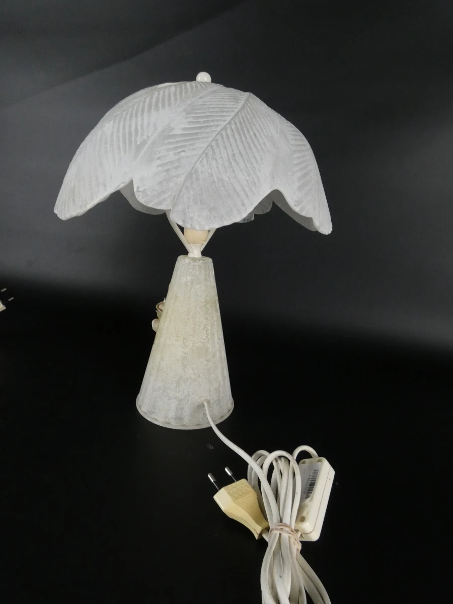 Vintage wit Murano-glas tafellampen - foto 7