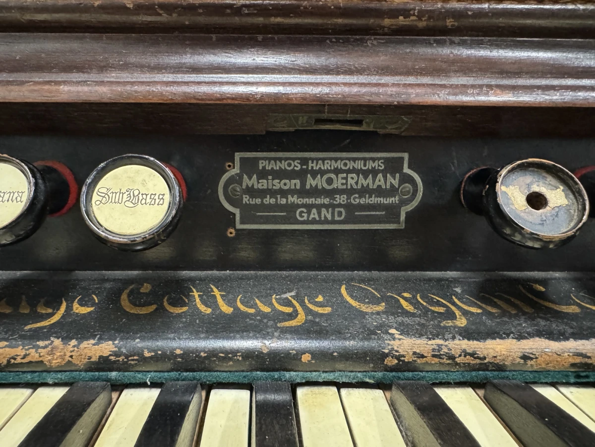 Antiek harmonium – rijk gedecoreerd - foto 8