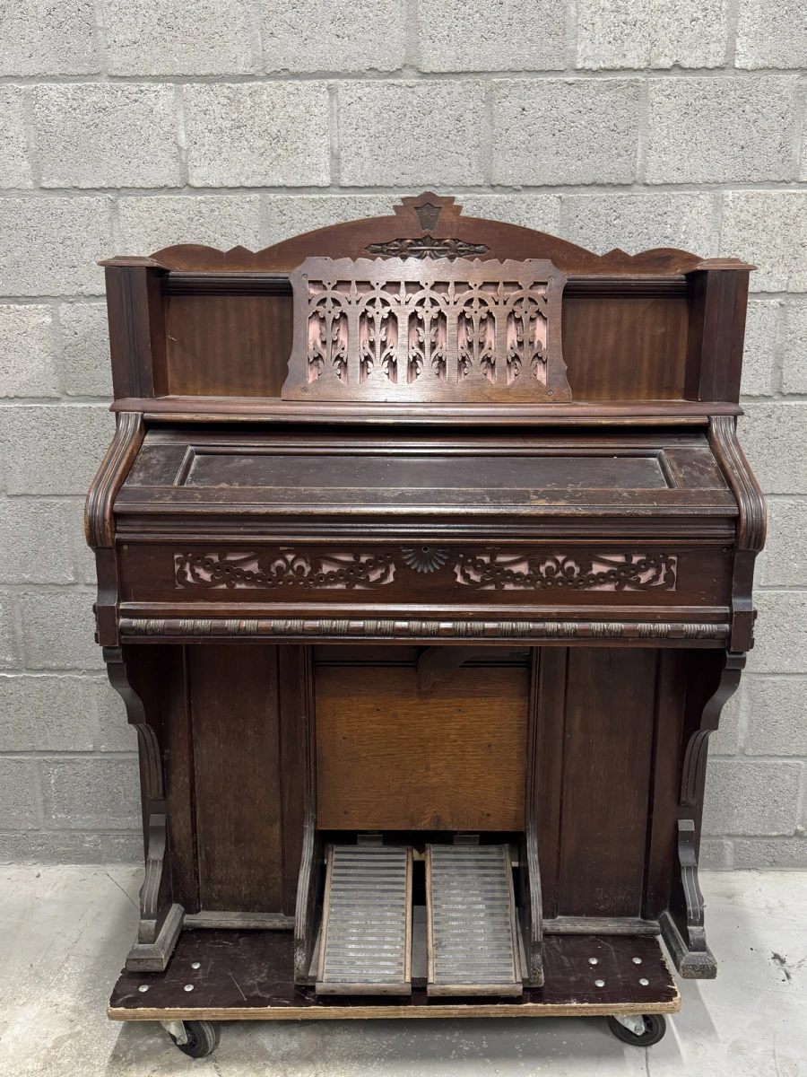 Antiek harmonium – rijk gedecoreerd - foto 2