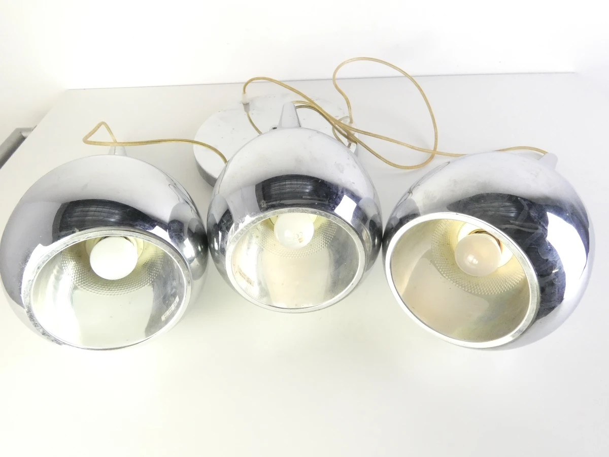 Luxe ETH Goccia 3-Lichts Druppelhanglamp – Chroom - foto 25