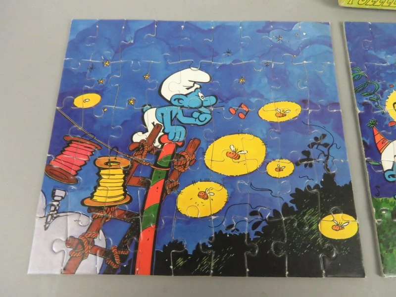 Vintage ASS puzzelset - Fest der Schlümpfe - foto 3