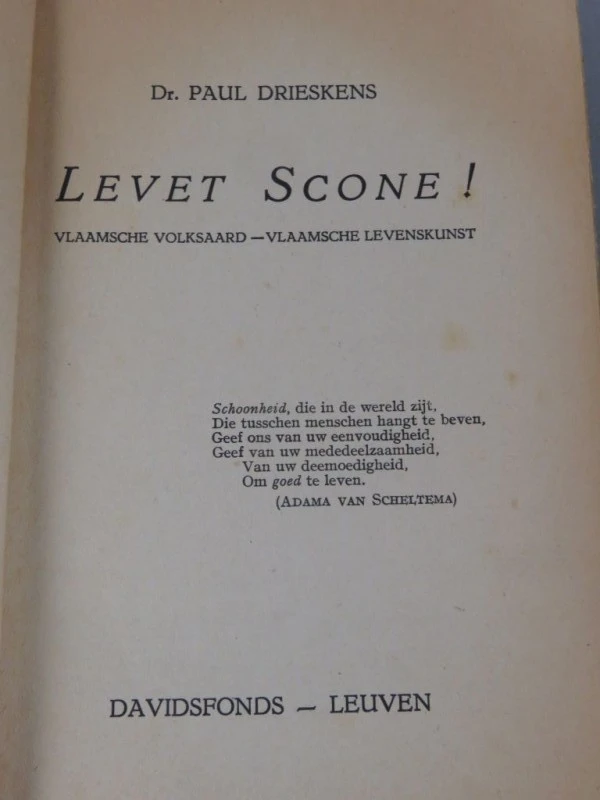 Vlaamsche Levenskunst door Dr. Paul Drieskens - foto 3