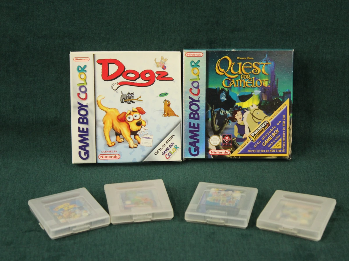 Set van 6 Game Boy Color spelletjes met dozen - foto 2