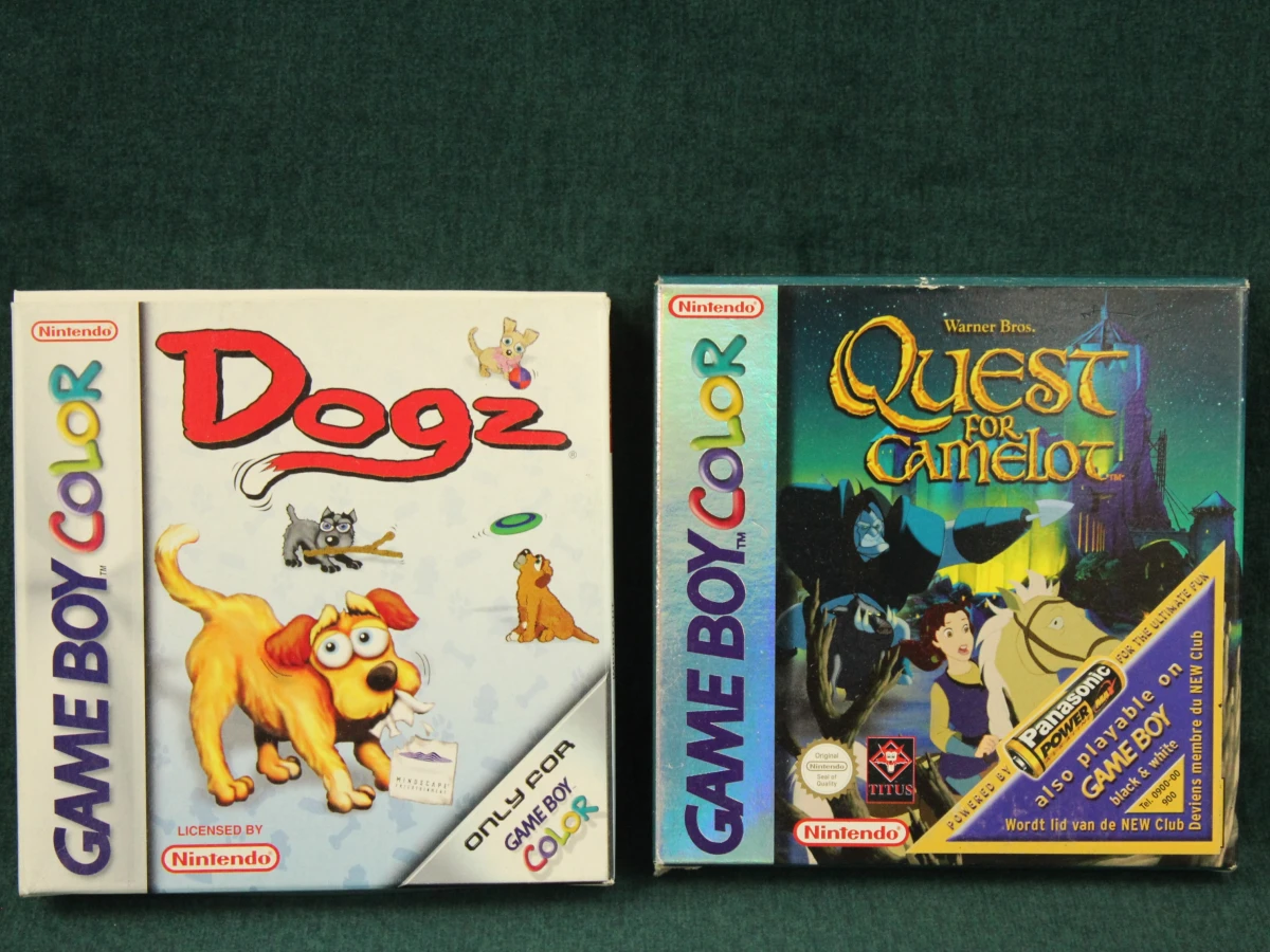 Set van 6 Game Boy Color spelletjes met dozen - foto 3