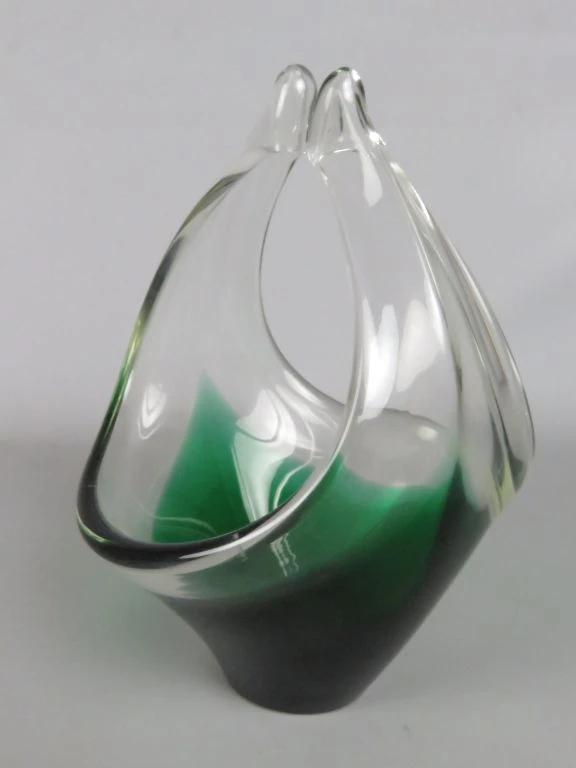Decoratief glasobject met groene accenten - foto 3