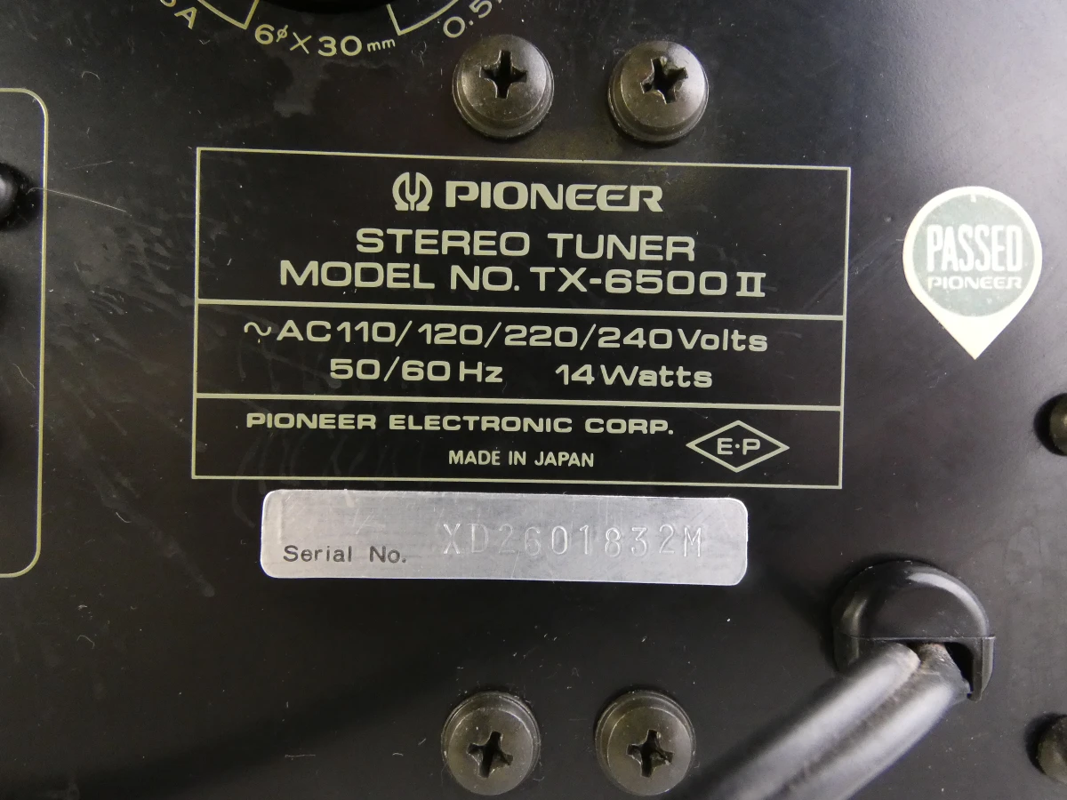 Pioneer stereo tuner TX-6500 II vintage - foto 8
