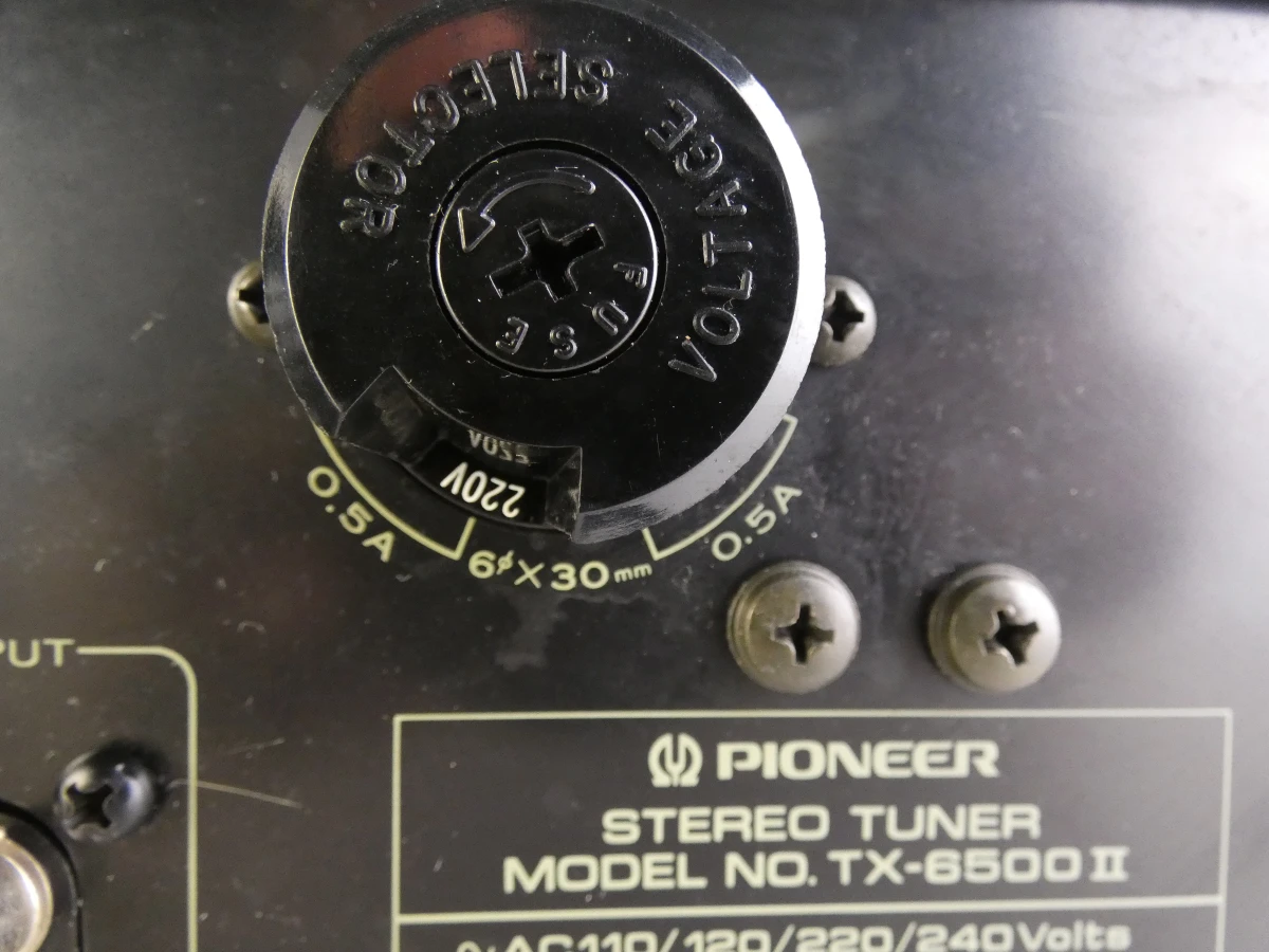 Pioneer stereo tuner TX-6500 II vintage - foto 9