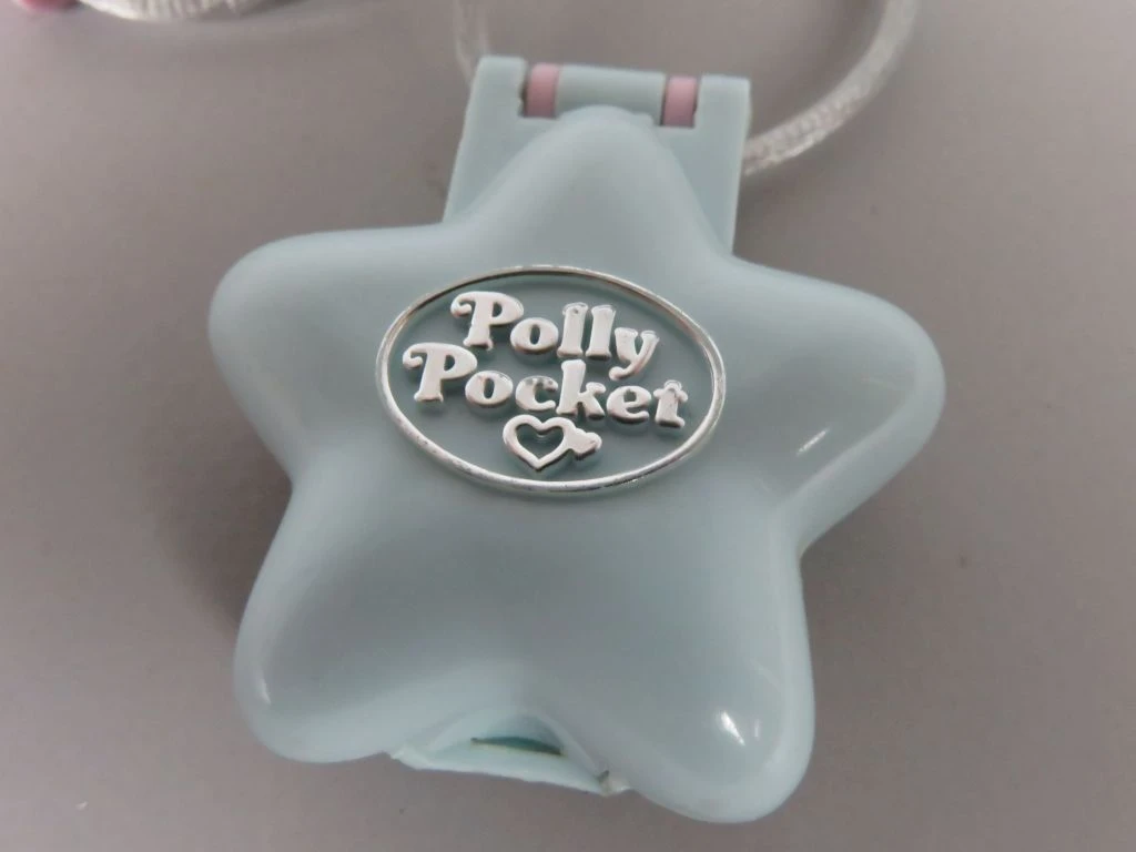Polly Pocket mini  stervormig doosje en ketting - foto 5