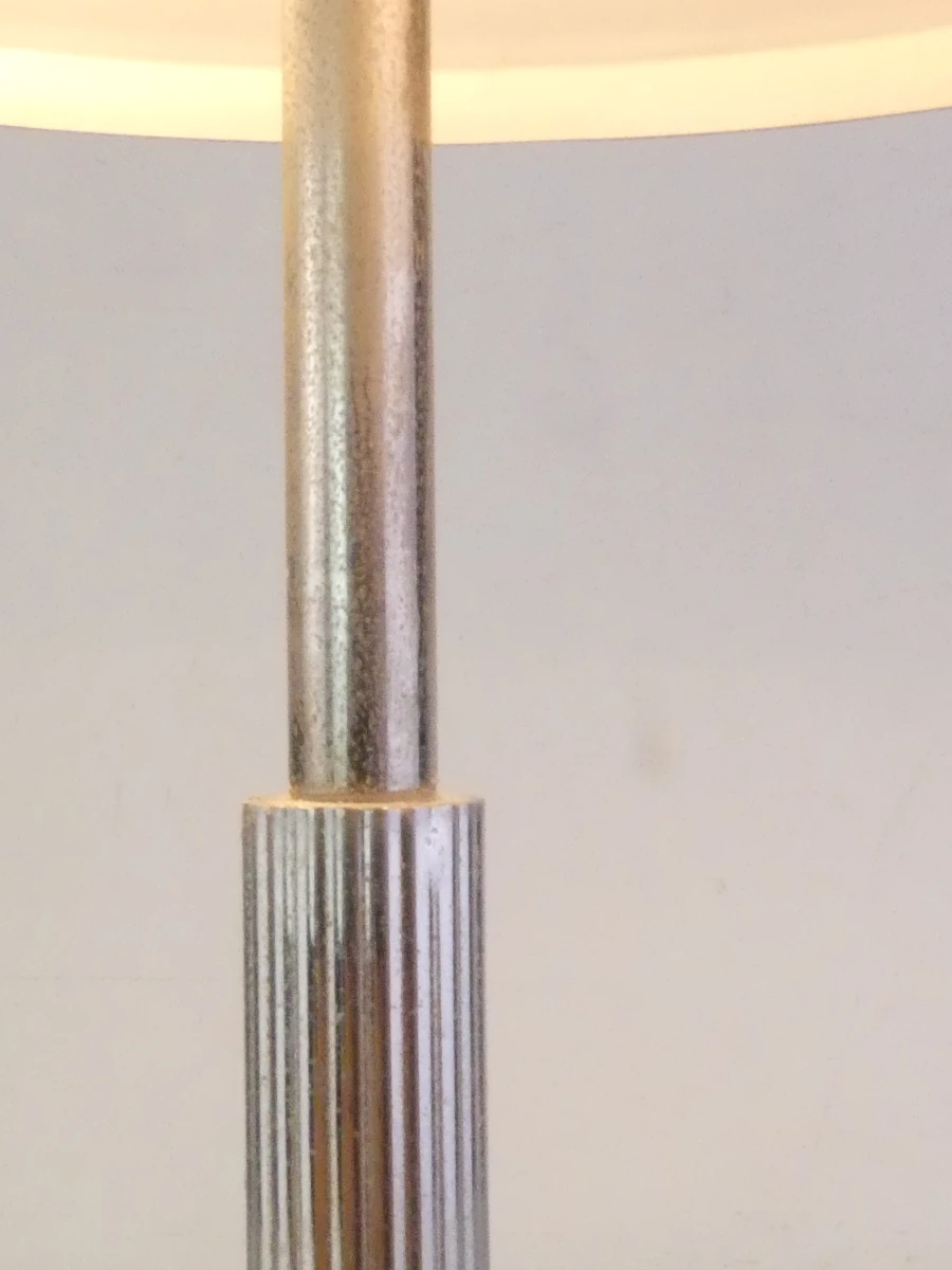 Tijdloos Deens Design (Jo Hammerborg Stijl!) bureaulamp met metalen voet - foto 8