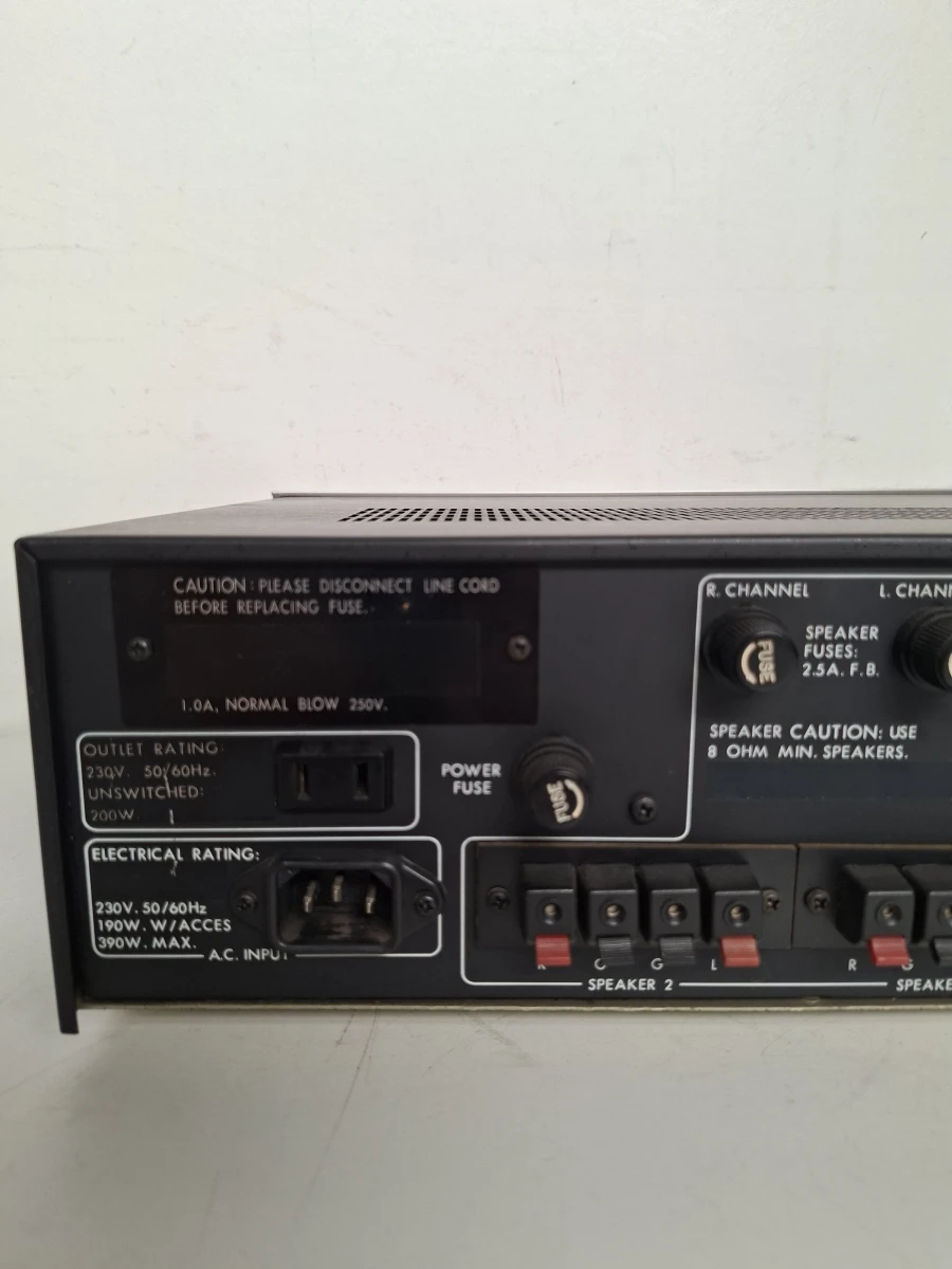 🎶Vintage Scott A 417 Stereo Amplifier (1976) – Pure Analoge Audiokwaliteit - foto 6