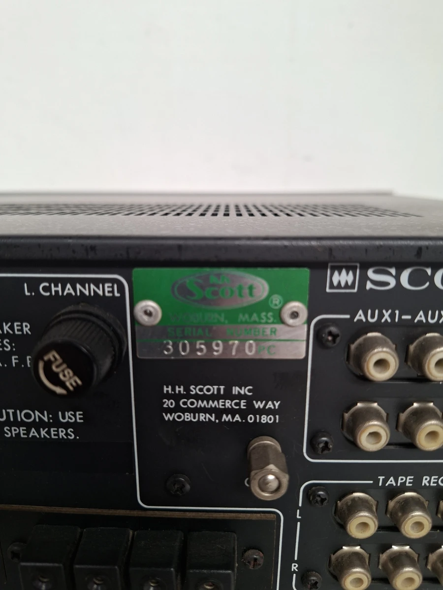 🎶Vintage Scott A 417 Stereo Amplifier (1976) – Pure Analoge Audiokwaliteit - foto 2