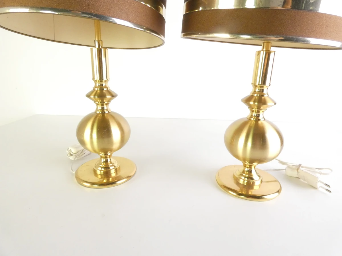 Set twee lampen Hollywood Regency-stijl - foto 3