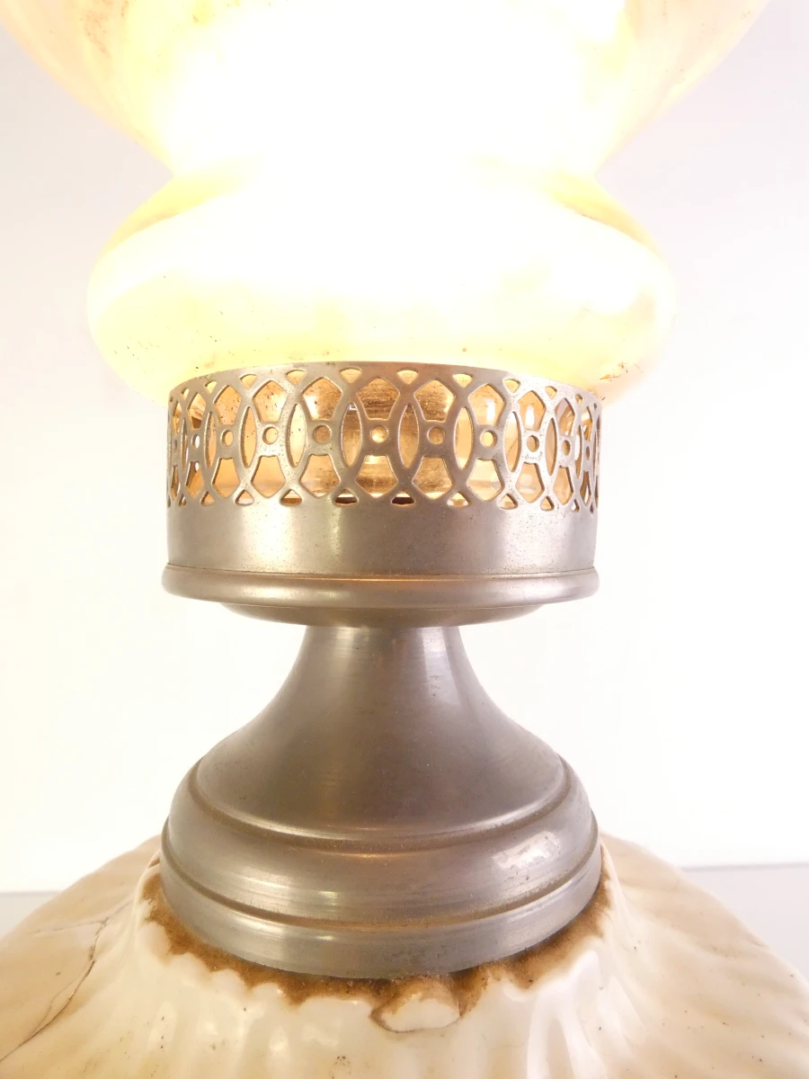 Vintage decoratieve tafellamp in Capodimonte-stijl - foto 4