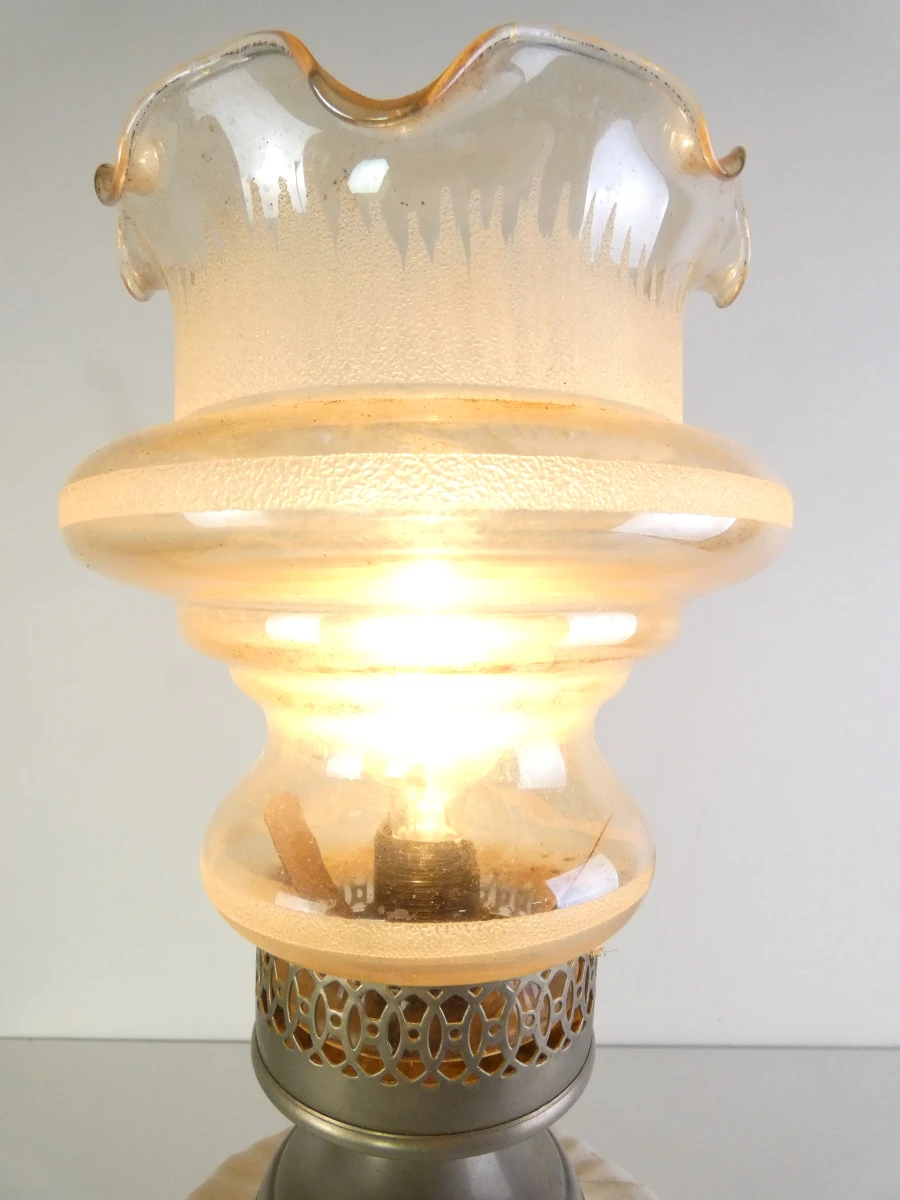 Vintage decoratieve tafellamp in Capodimonte-stijl - foto 5