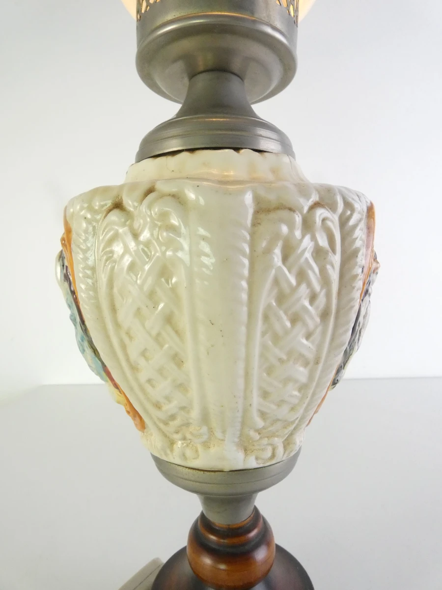 Vintage decoratieve tafellamp in Capodimonte-stijl - foto 10