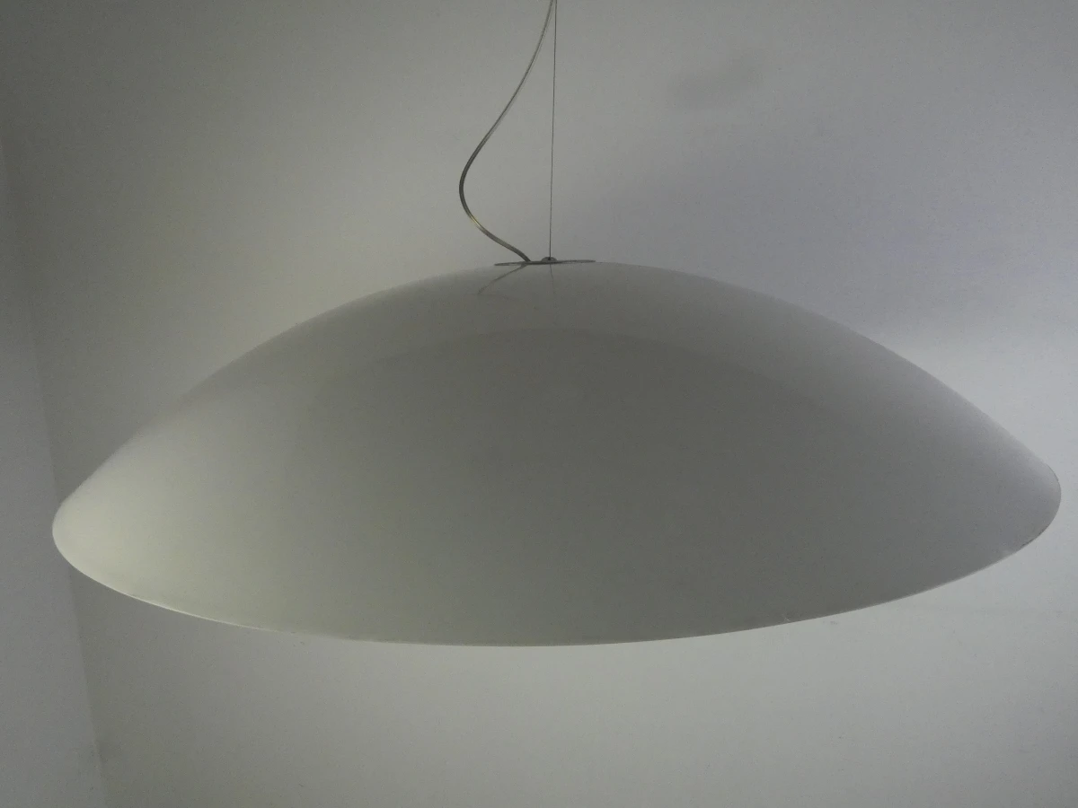 UFO-vormige Hanglamp Kartell met oranje neonbuis - foto 7