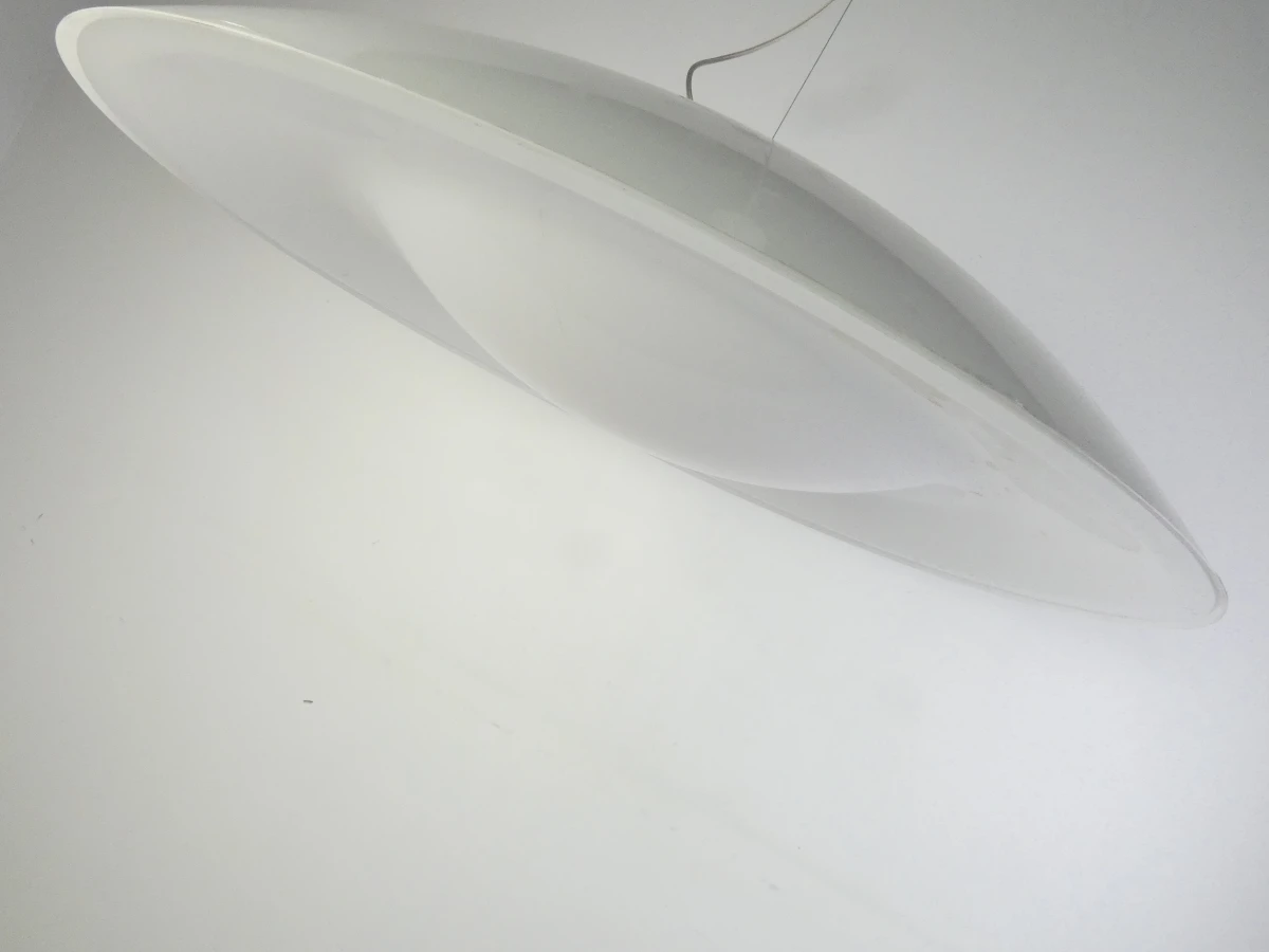 UFO-vormige Hanglamp Kartell met oranje neonbuis - foto 8