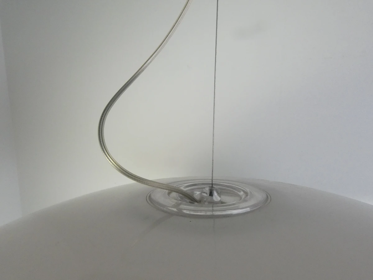 UFO-vormige Hanglamp Kartell met oranje neonbuis - foto 10