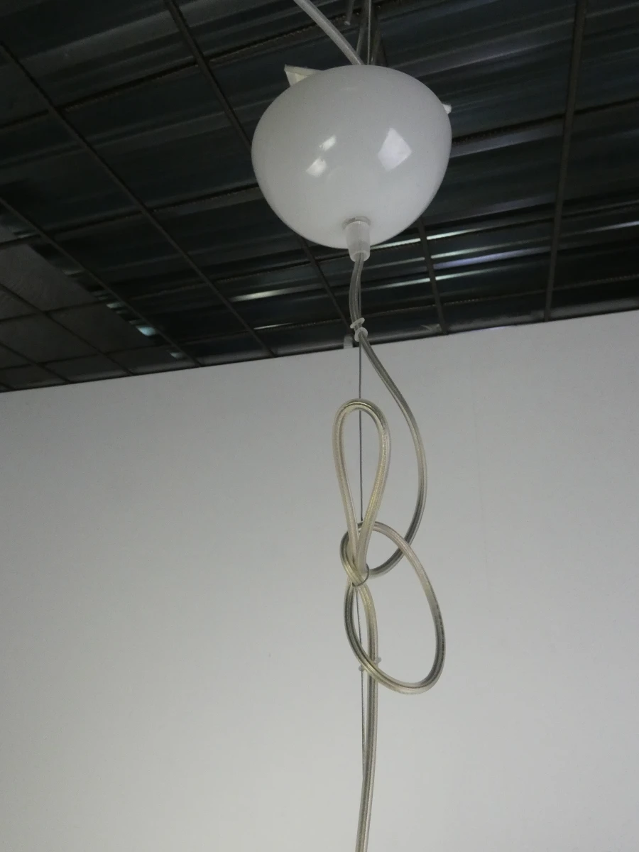 UFO-vormige Hanglamp Kartell met oranje neonbuis - foto 11