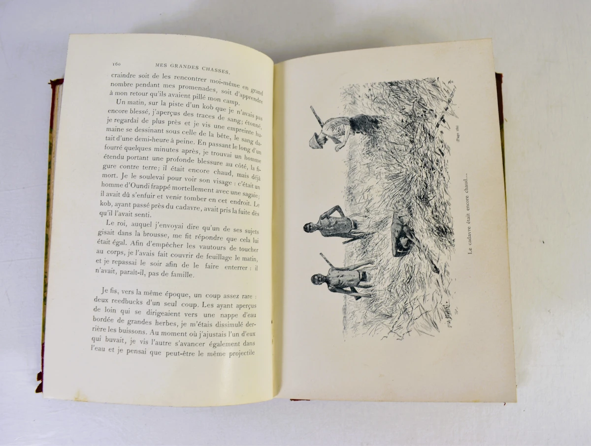 Twee antieke jachtboeken van Édouard Foà over Centraal-Afrika - foto 2