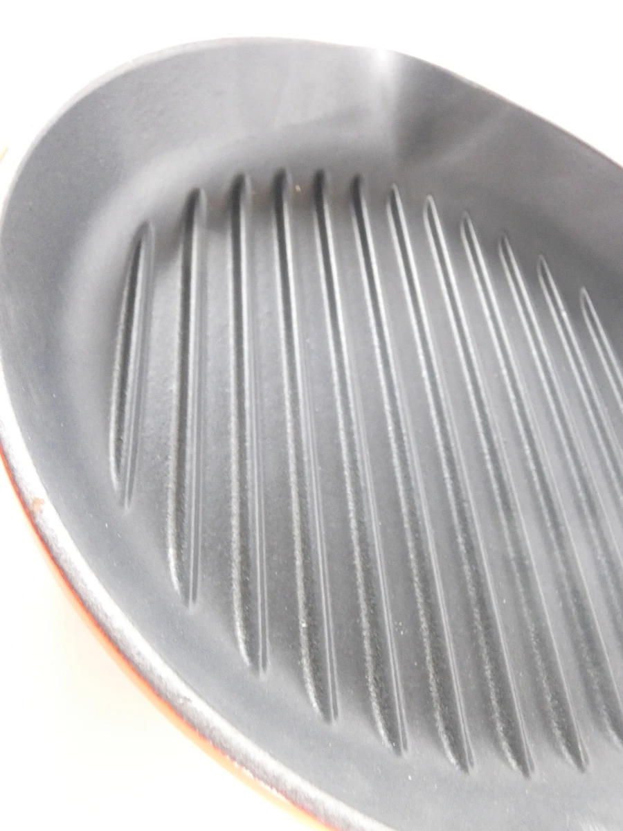 Le Creuset gietijzeren grillpan oranje 26 cm - foto 7