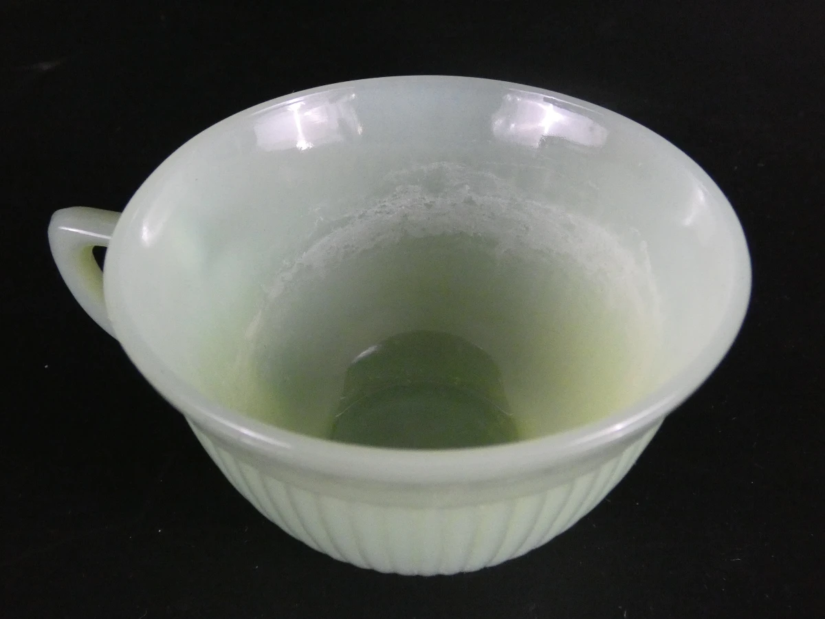 Vintage Fire-King Jadeite koffie- en theeservies – Made in USA - foto 8