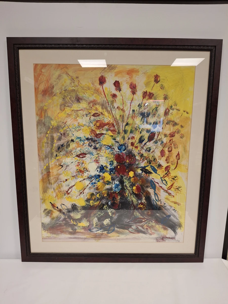 Ingelijste kleurrijke bloemenprint - foto 3