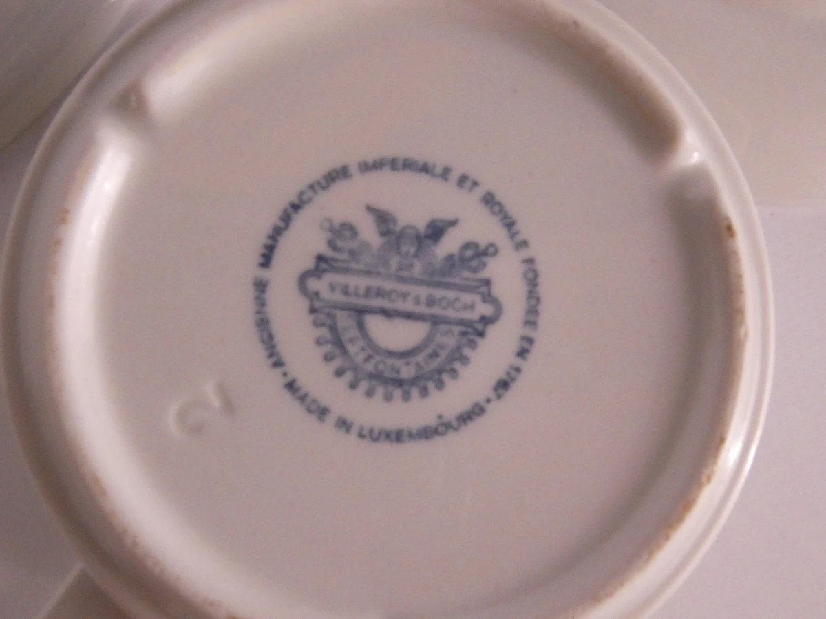 Vintage Villeroy-Boch Luxemburgs bruin koffieservies - foto 7